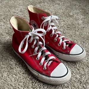 Red women’s converse